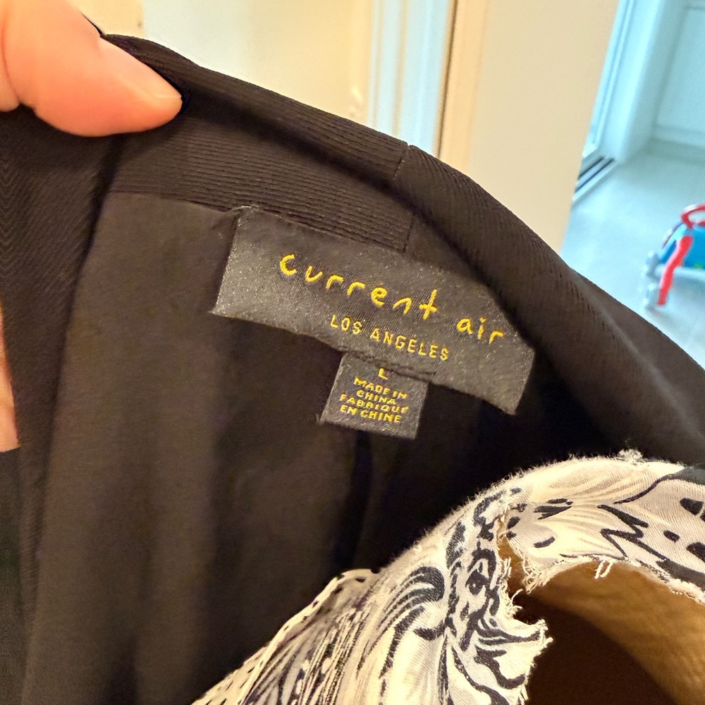 Current Air Black suit jacket separate Large - image 2